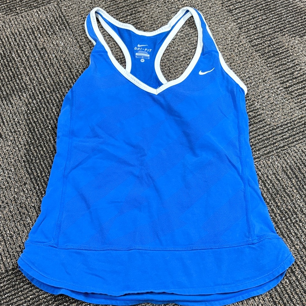 Nike Women's Vibrant Blue Racerback Tank